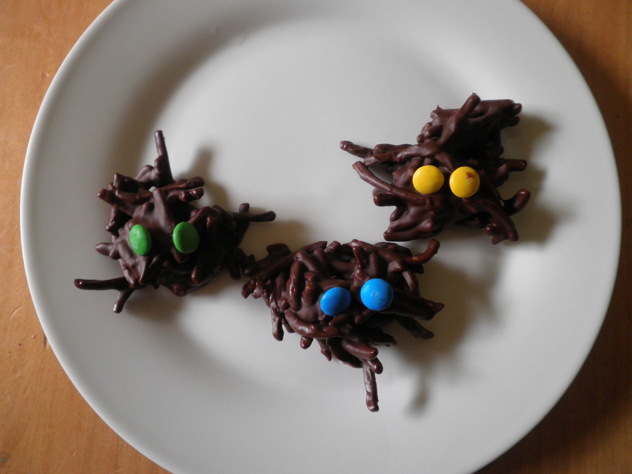Crunchy Chocolate Spiders