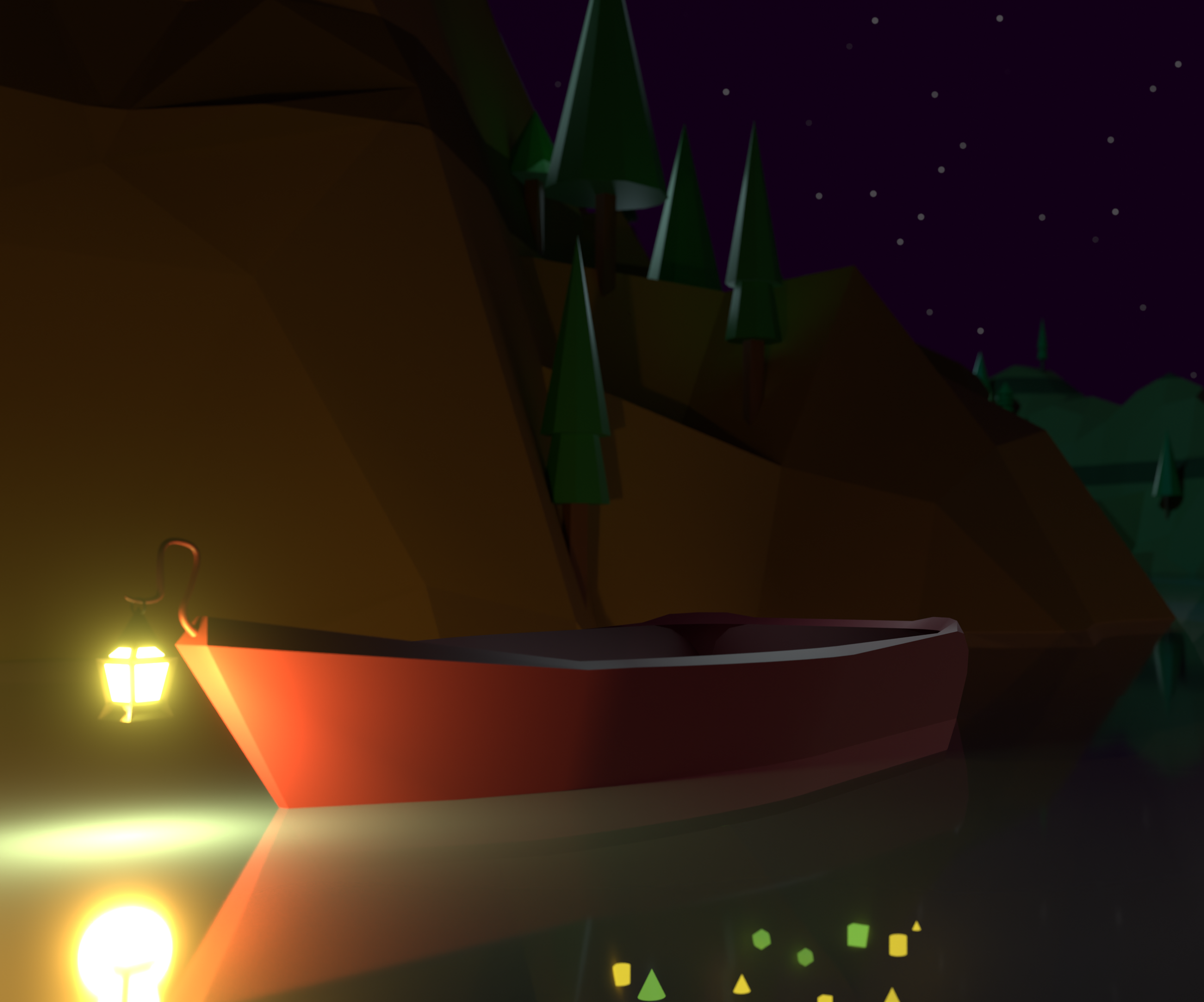 Low Poly Boat