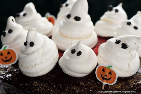 Ghost Cake and Ice Cream Toppers