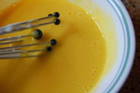 Whisk and Temper Eggs