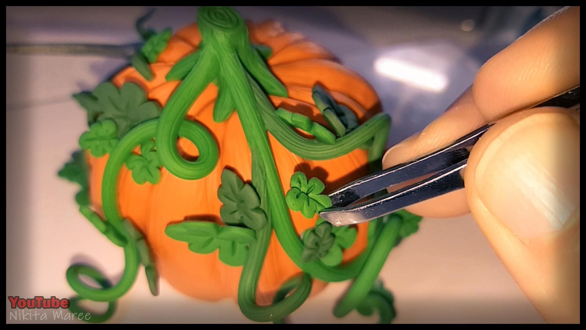 Polymer Clay Jack O'lantern Tutorial (+ Video) 75 Steps (with