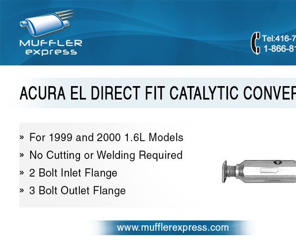 Acura EL Direct Fit Catalytic Converter