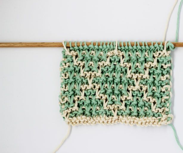 How to Knit Color Mosaics in Garter Stitch
