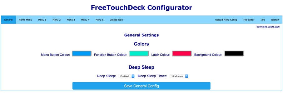 Configure Your FreeTouchDeck