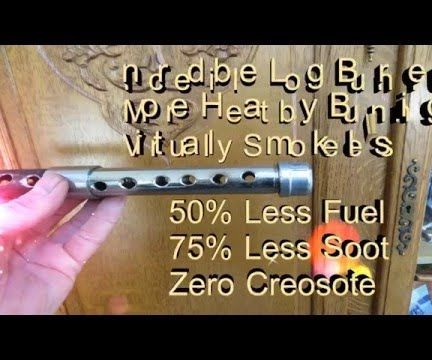 Improve Old Log Burner Stoves, Secondary Combustion, Gasification, Burn Creosote, Smokeless Part 2 