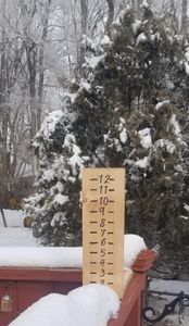 Rustic Snow Depth Gauge : 6 Steps - Instructables