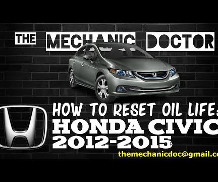 How to Reset Oil Life: Honda Civic 2012-2015