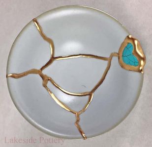 Kintsugi / Kintsukuroi Repair With Gold - Repair Lesson : 9 Steps (with ...