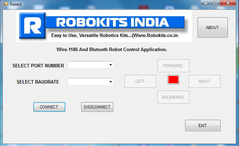Modify Form and Visual Basic 2008 Program to Control Robokits Wireless 865-869 MHz Robot