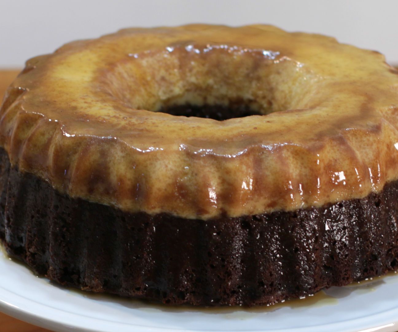 Easy Chocoflan Cake