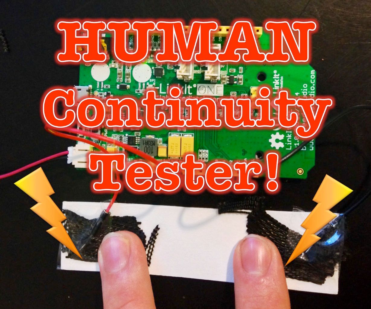 Human Continuity Tester! (Using Carbon Heat Tape)