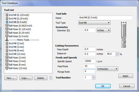 Selecting the Rough Cut Toolpath