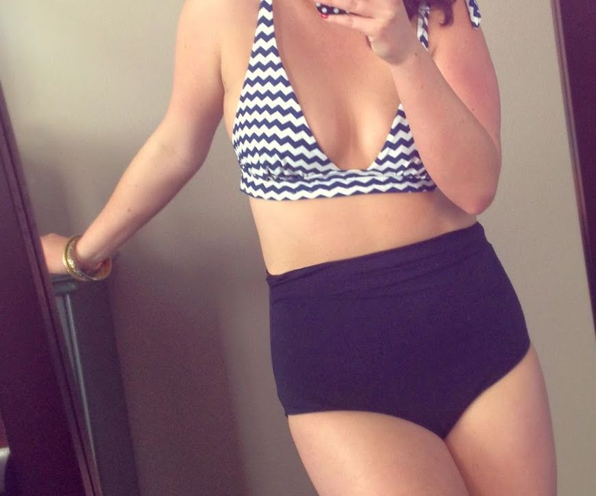 DIY High-Waisted Bikini Bottoms
