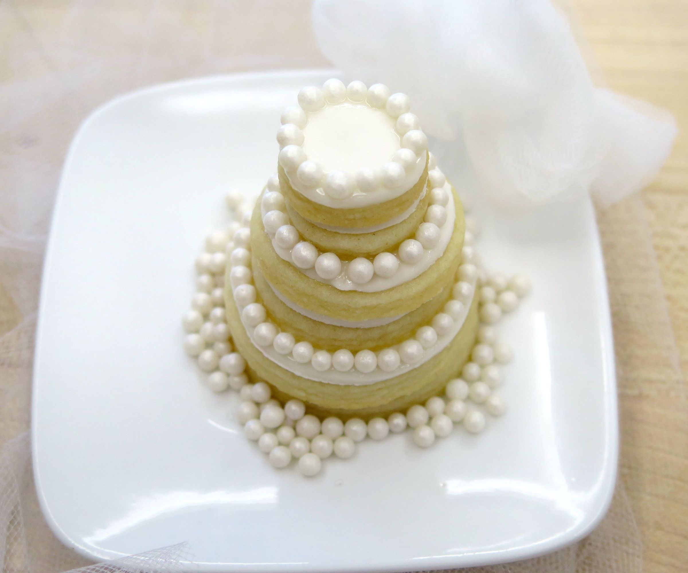 Cookie Wedding Cakes