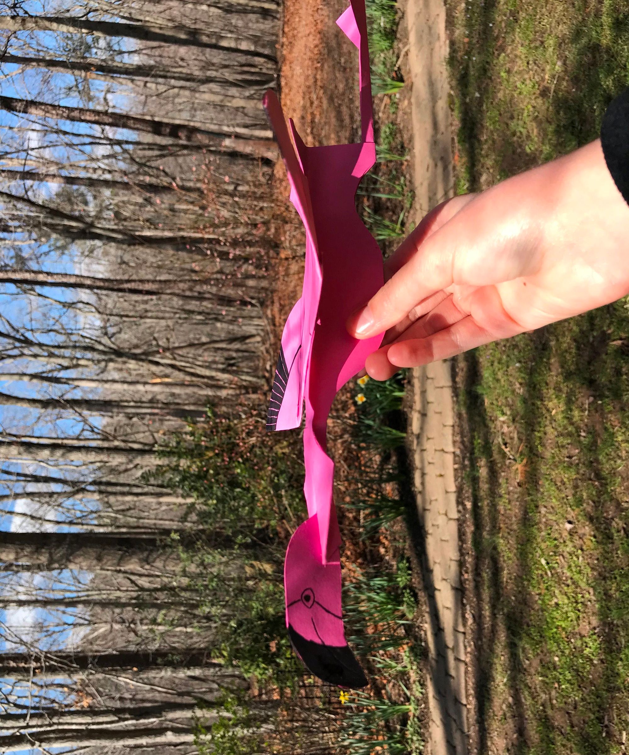 How to Make a Paper Flamingo That Flies