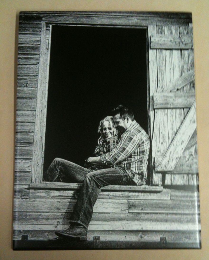 Inexpensive Laser Photo Tiles.