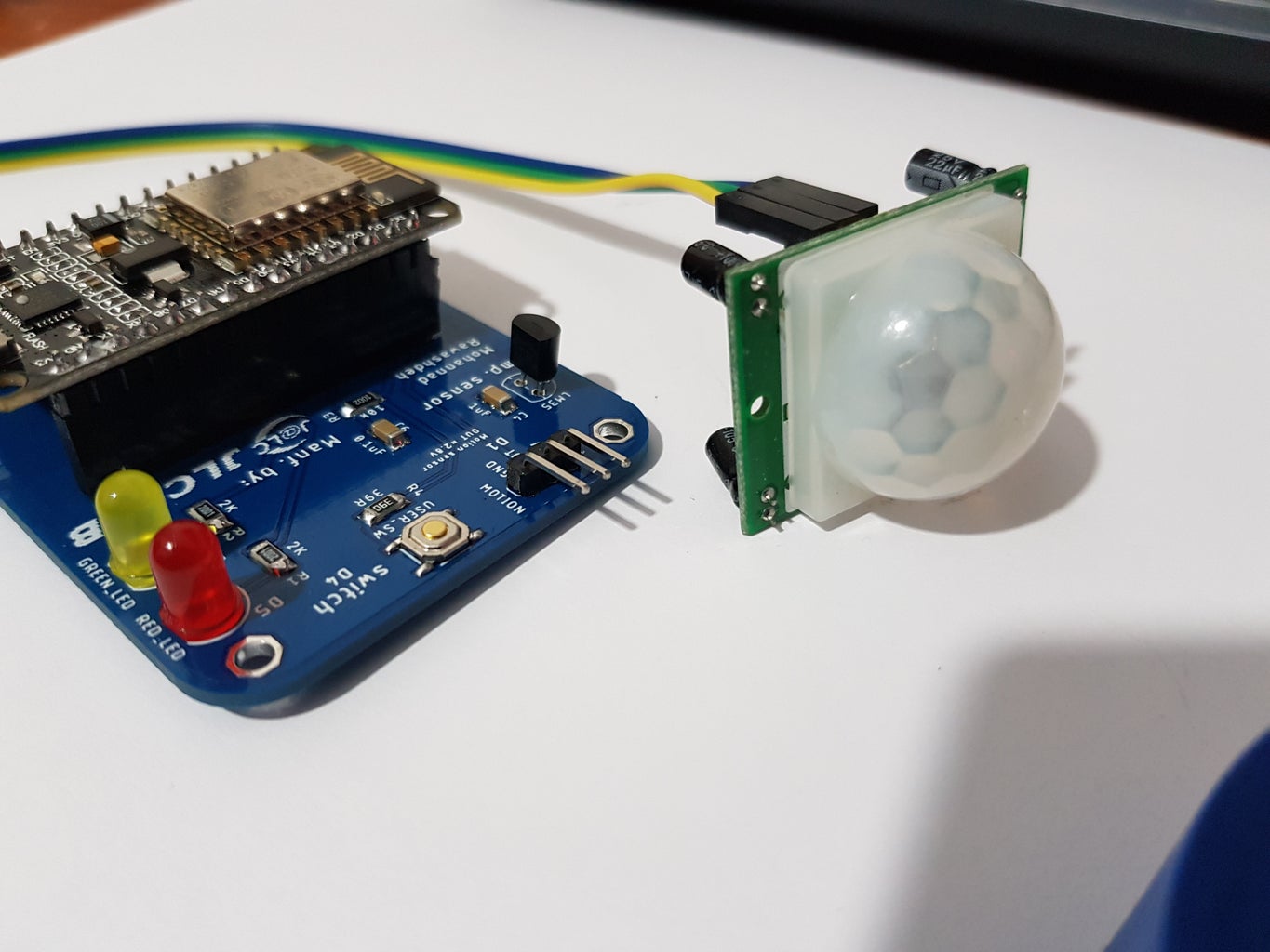 Simple IOT Project Using ESP8266 and MQTT Protocol : 7 Steps ... Circuit Diagram