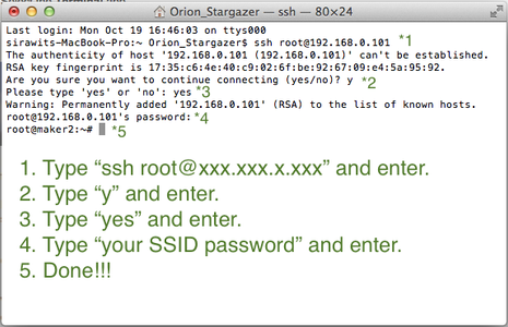 SSH to Intel Edison