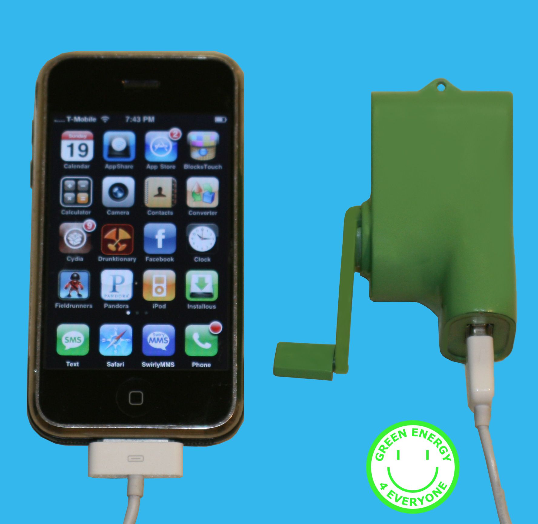 USB Iphone Ipod Dynamo Charger