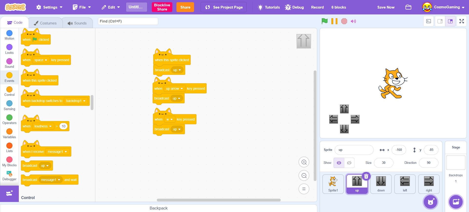 How to Make Basic Controls on Scratch : 12 Steps - Instructables