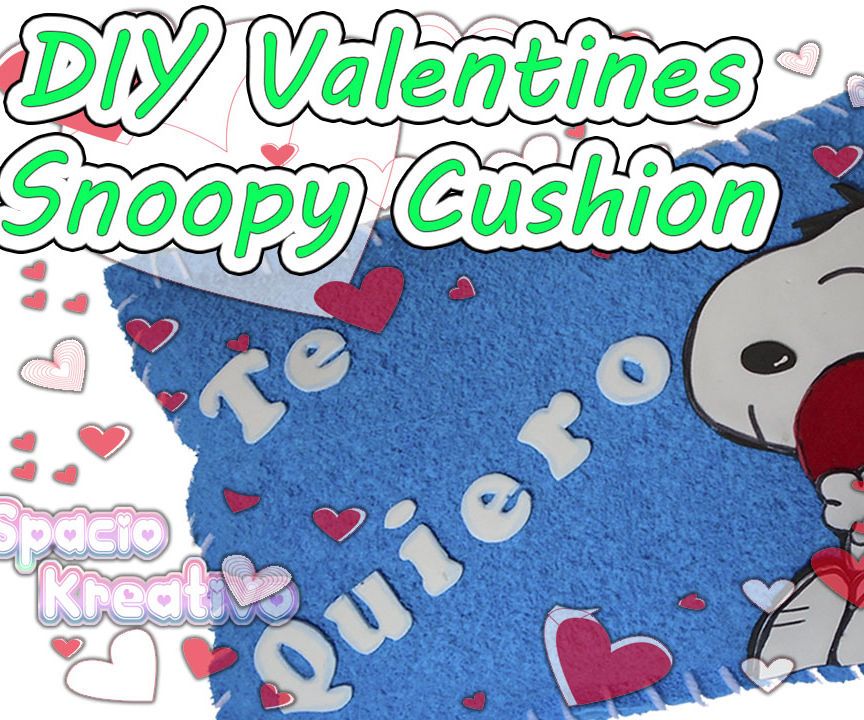 DIY Valentines: Snoopy Cushion