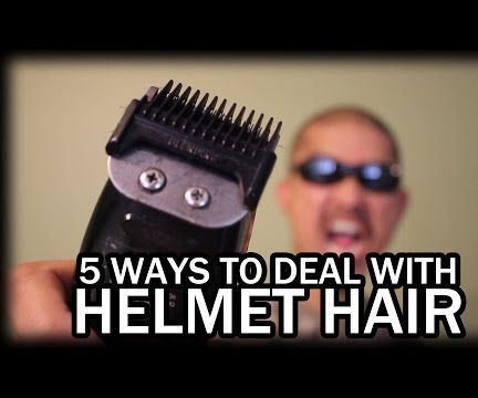 How To Deal with Helmet Hair