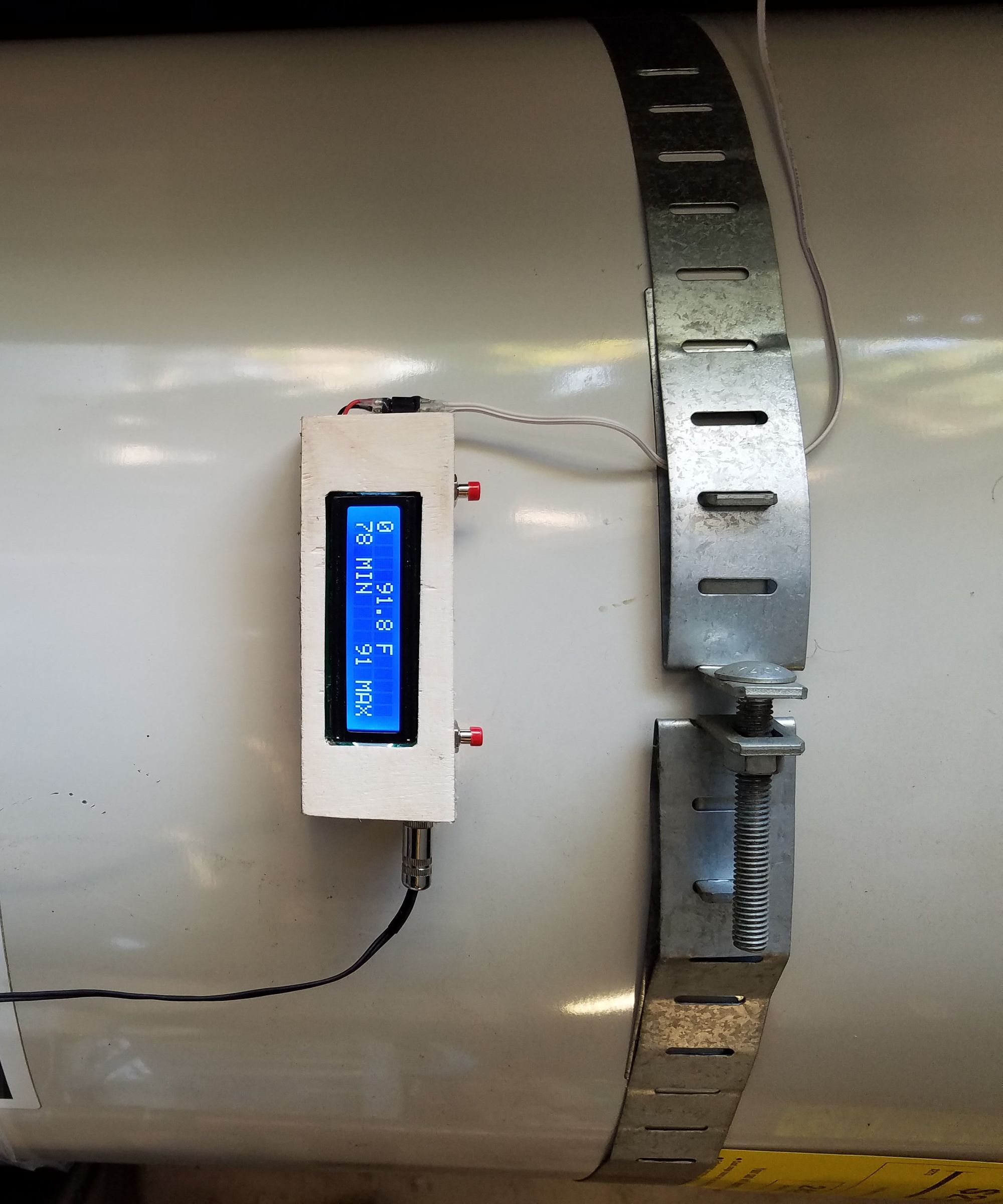Water Heater Temperature Monitor