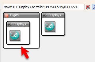 In Visuino Add Components