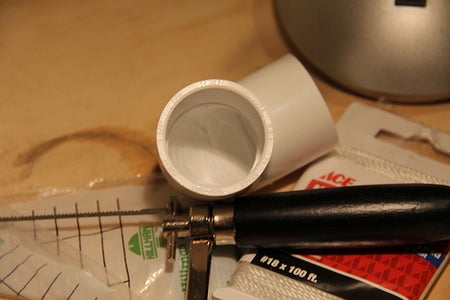 Dremeling Inside PVC Connector