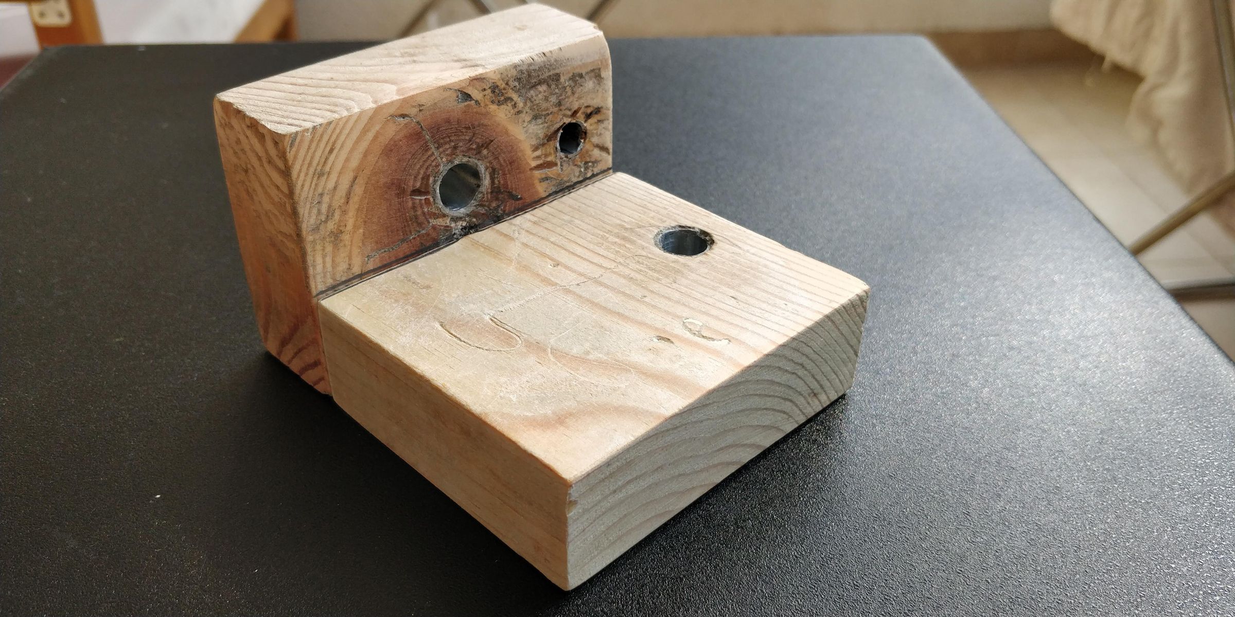 2 in 1 Cross Dowel Barrel Nut Jig for Detachable Wooden Furniture