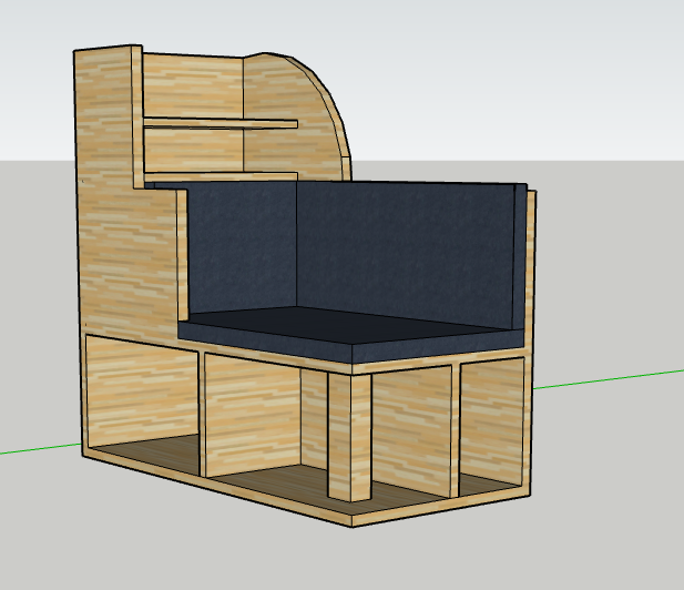 Storage Lounge Chair