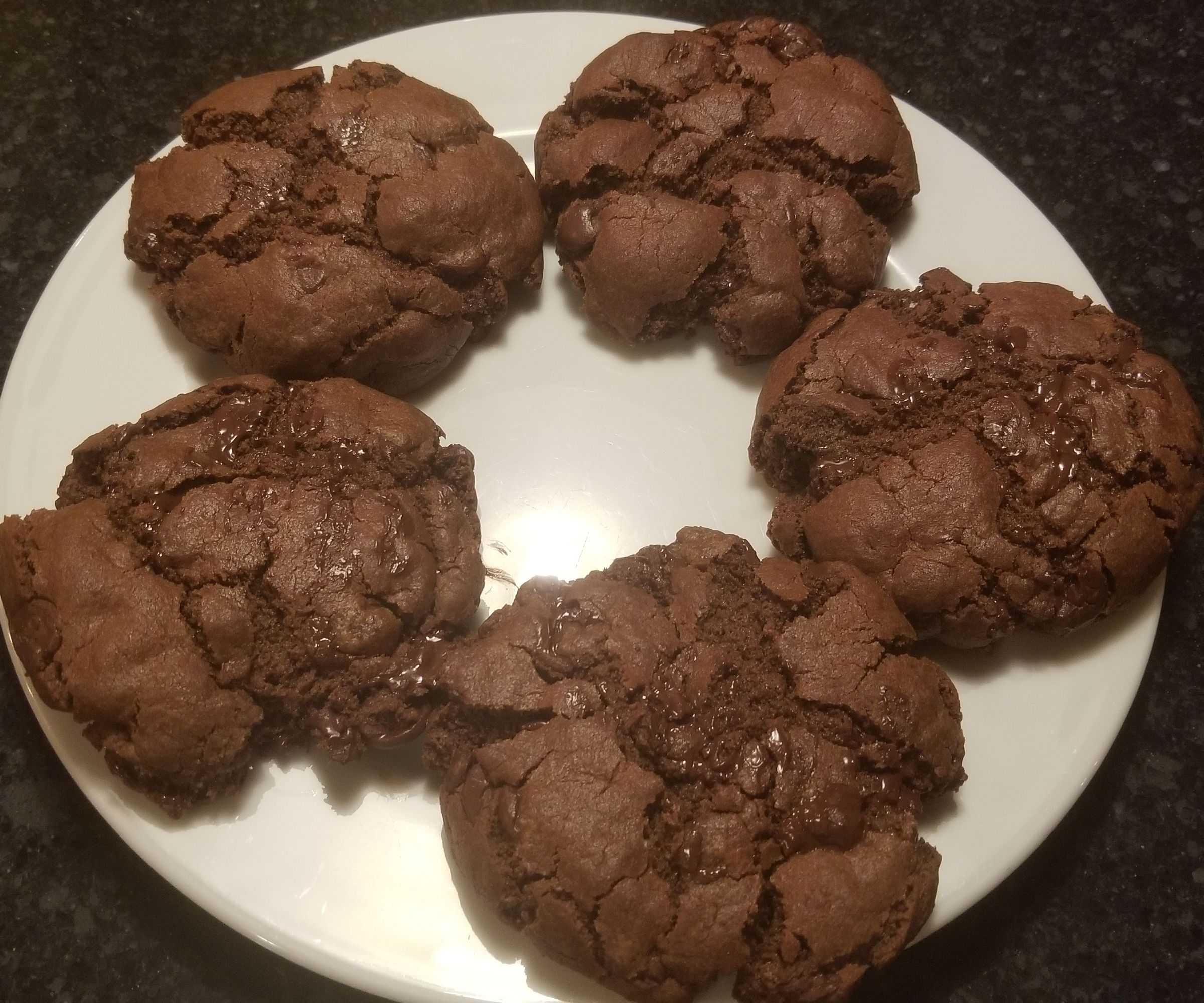 Mega Double Chocolate Chip Cookies
