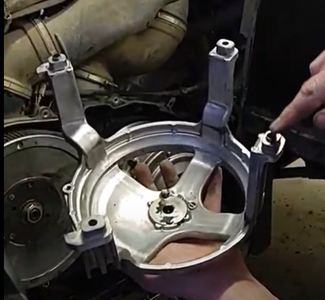 Remove Clutch Basket and Release Tension