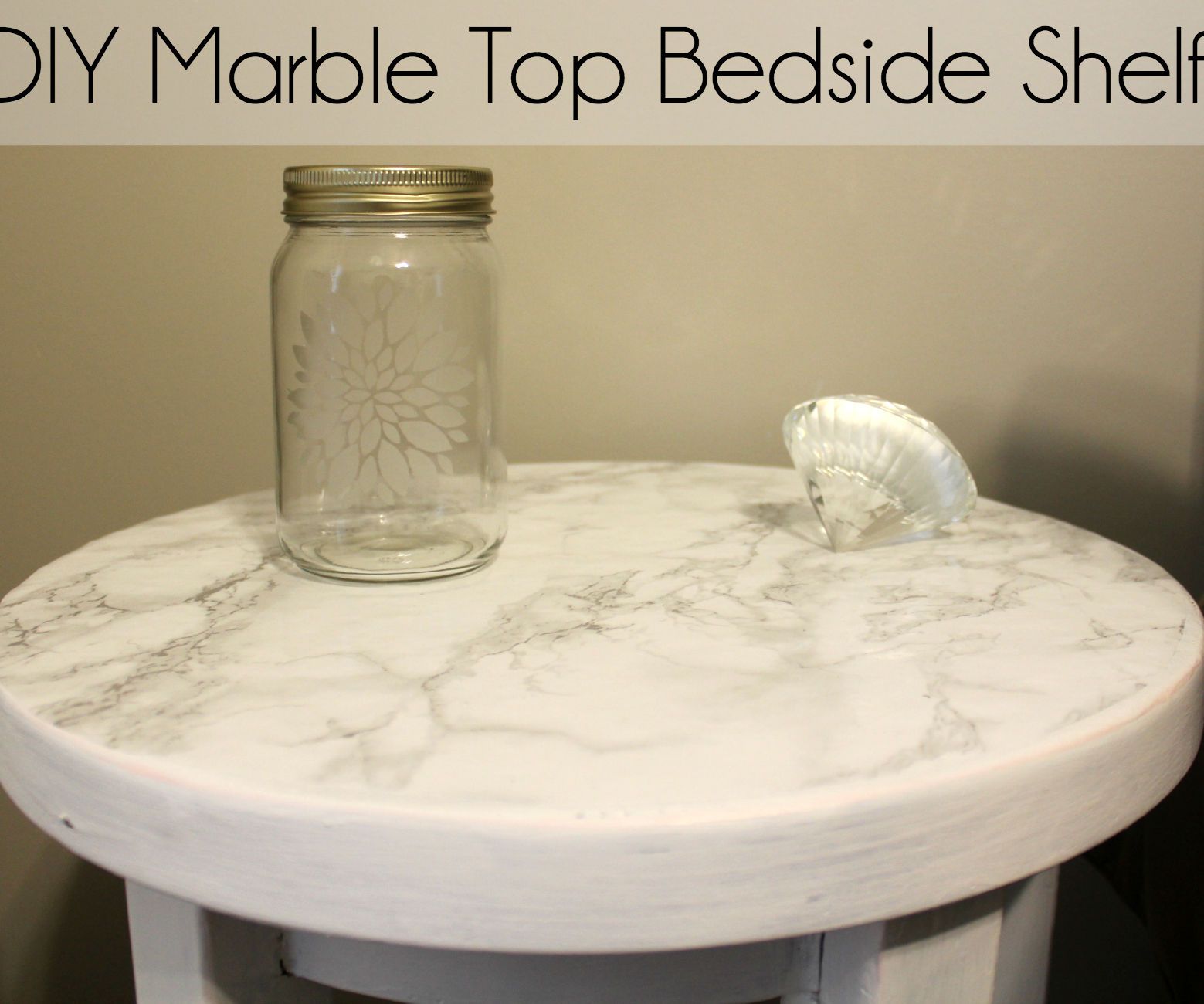 DIY Marble Top Table