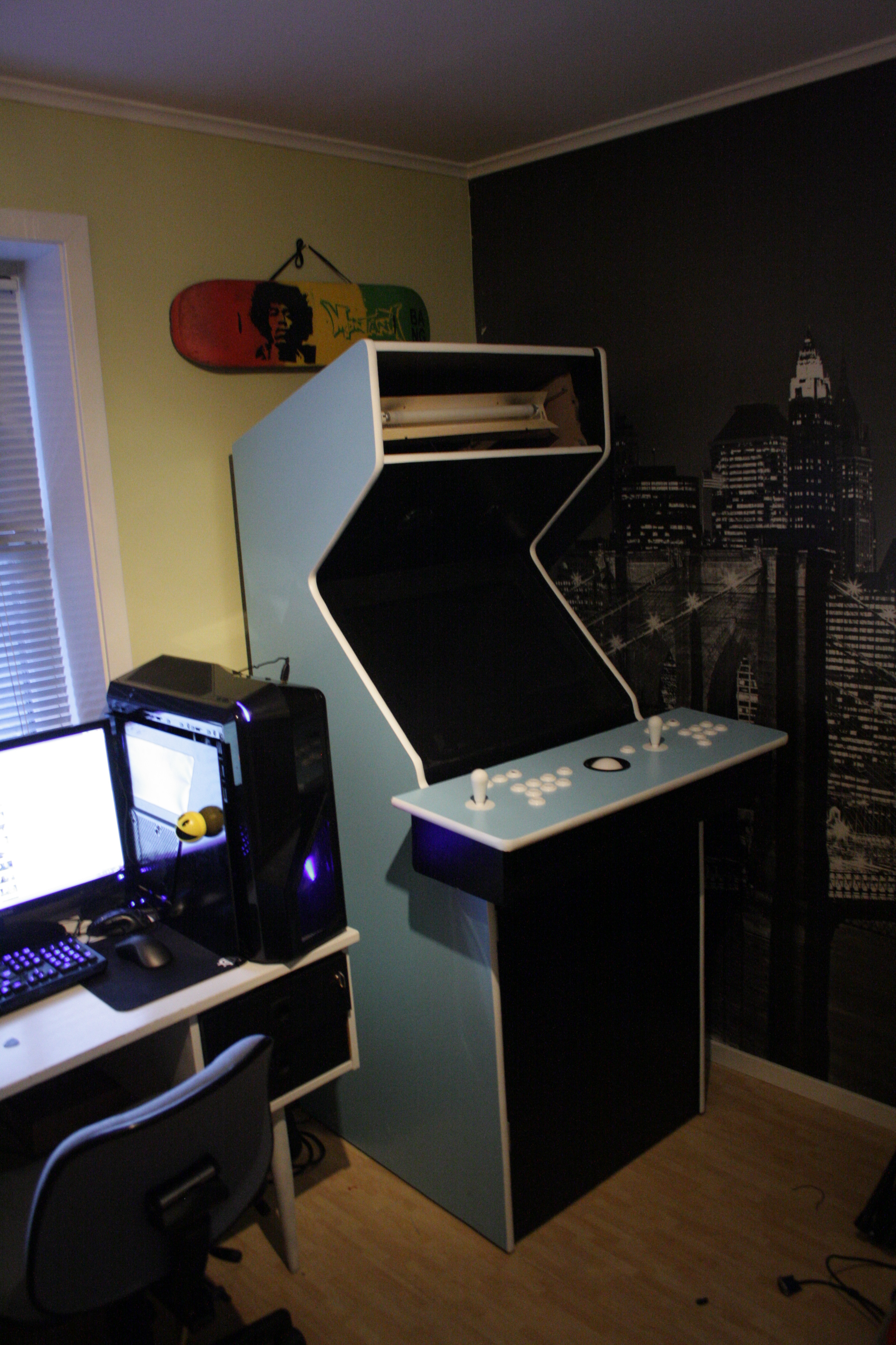 My Arcade Machine of Blue Awesomeness