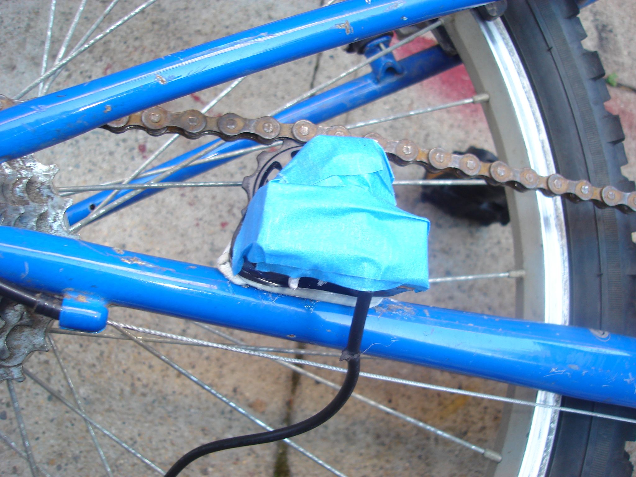 Bike that charges your cell phone as you ride!