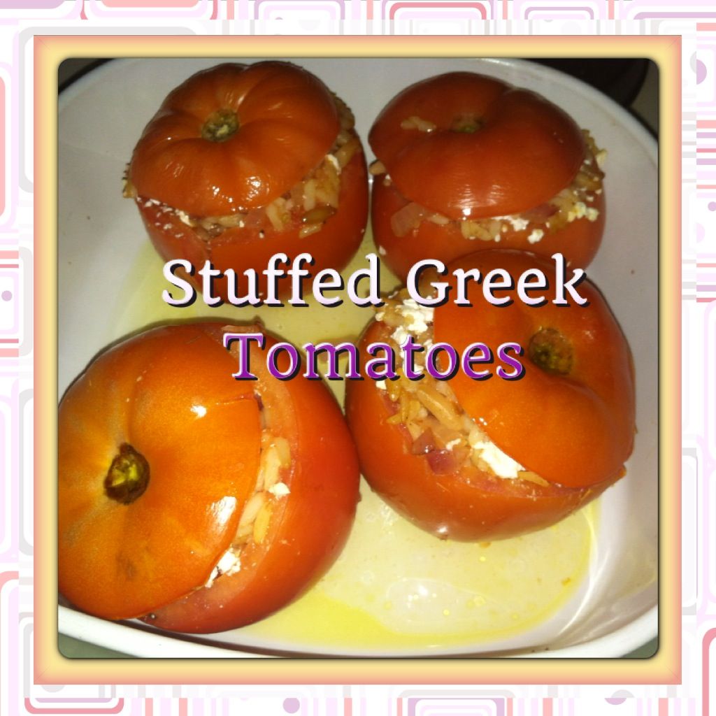 Greek Stuffed Tomatoes 