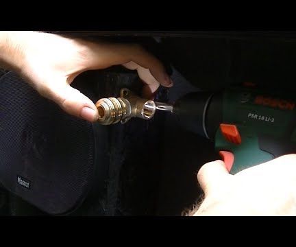 HOW TO MOUNT AIR TANK OUTLET IN TRUCK BED, INSTALLING COUPLING+LINE+FITTINGS, ONBOARD COMPRESSOR KIT