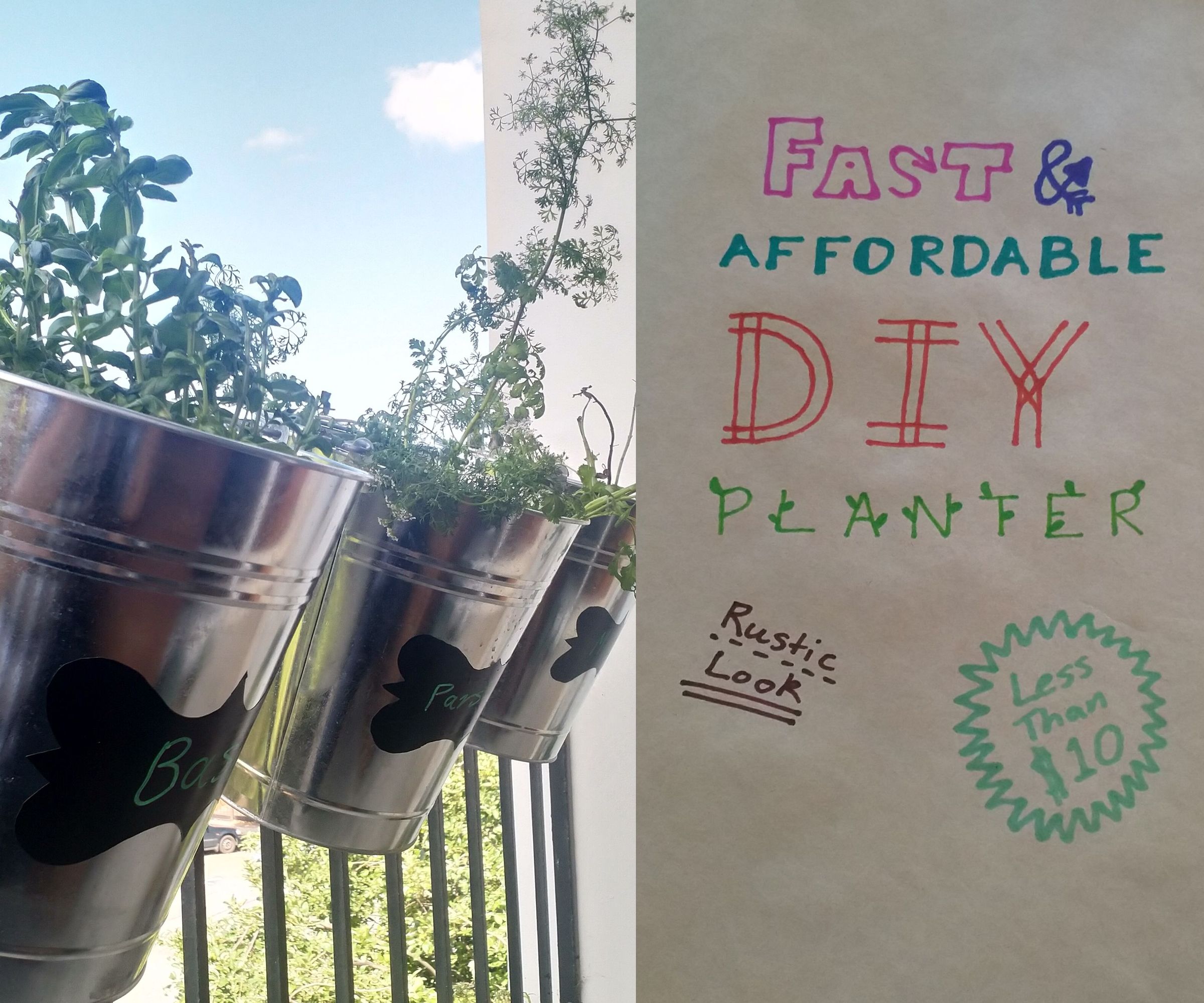 Cheap and Fast Rustic Planter