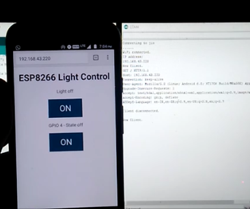 ESP8266-01 Web Page