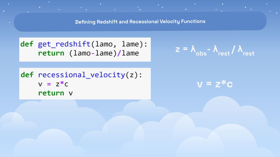 Rediscover the Expansion of the Universe With Python : 10 Steps (with ...