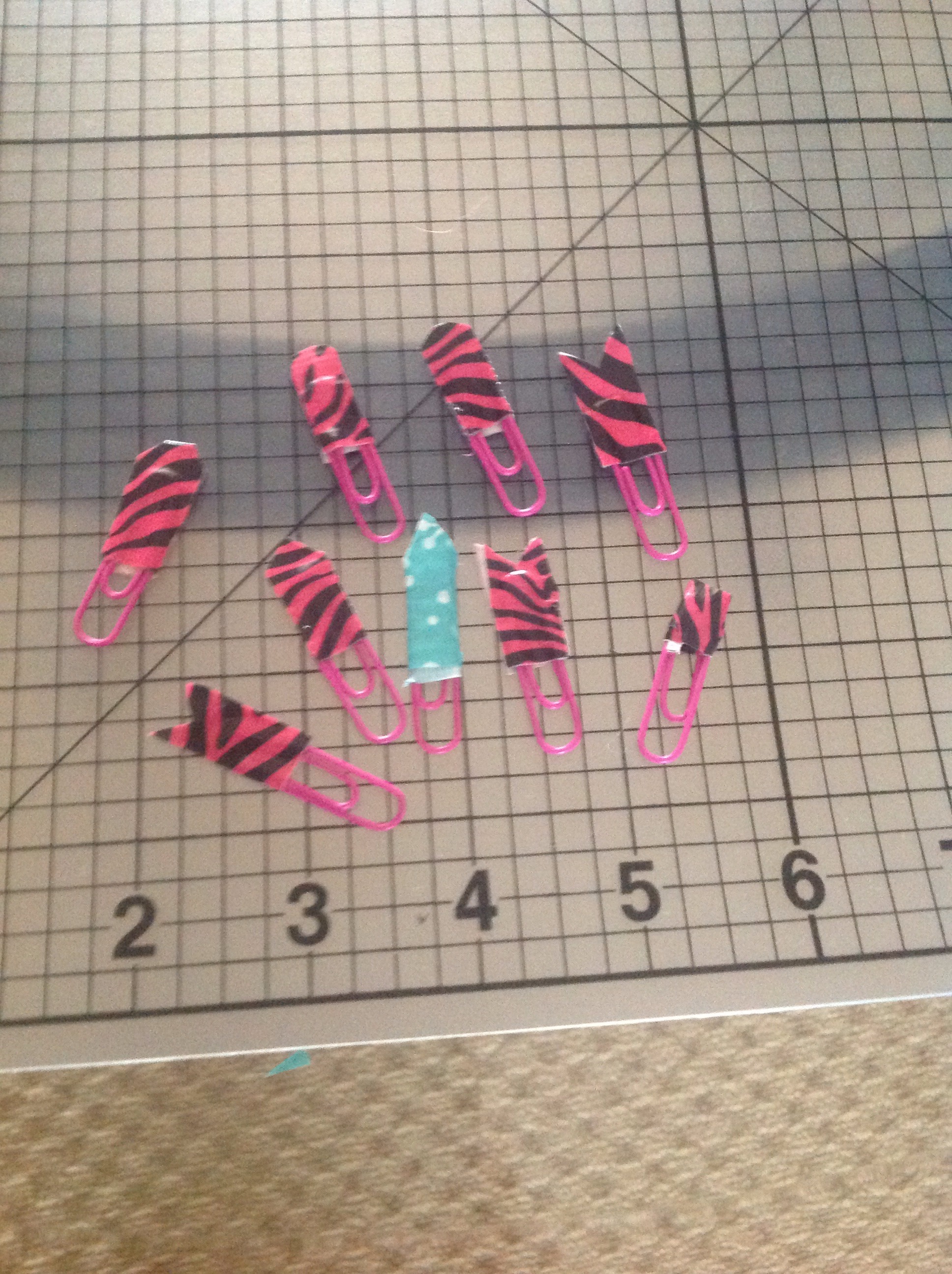 Paper Clip And Duct Tape Book Marks