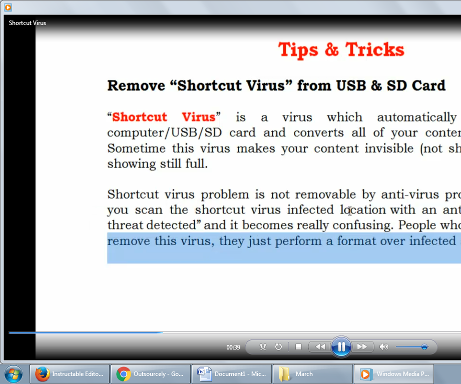 How to Remove Shortcut Virus Using Command Prompt?