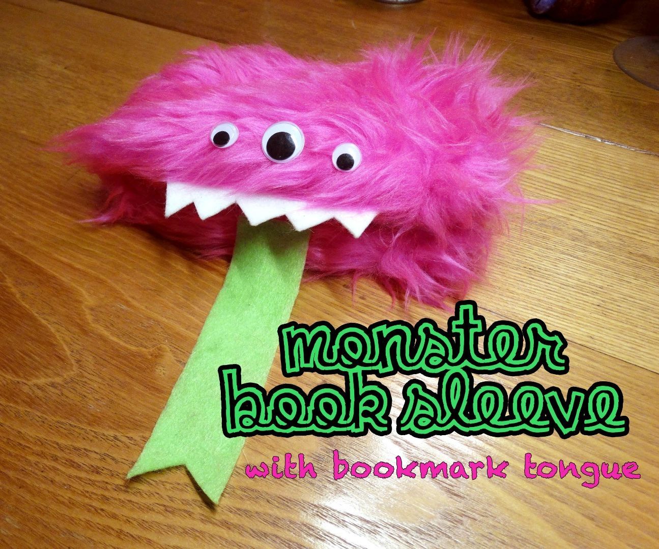 Monster Book Sleeve With Bookmark Tongue