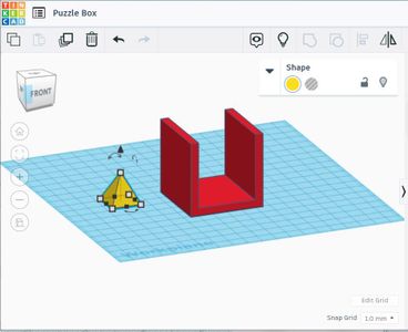 Create the Angled Shape.