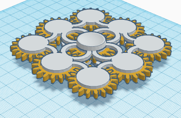 9 Gear Fidget Spinner