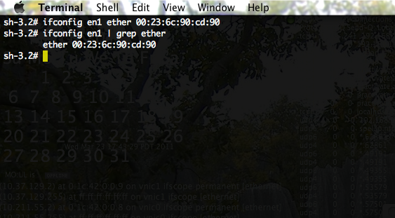 How To Change Your MAC address (Snow Leopard)
