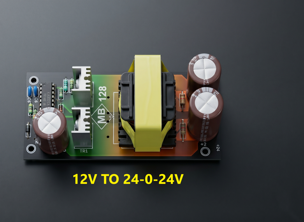 Voltage Converter 12V Into Dual-Rail 24V
