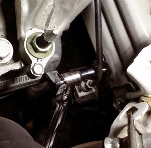 Disconnect Hydraulic Line Clips and Slave Cylinder