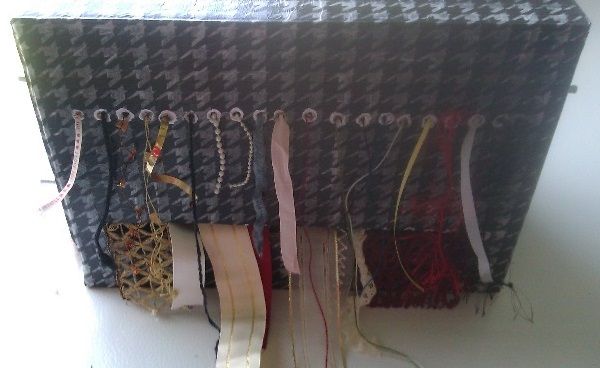 Upcycled Toner Box Into Ribbon Holder